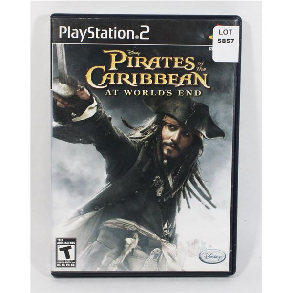 PLAYSTATION 2 DISNEY PIRATES OF THE CARIBBEAN AT