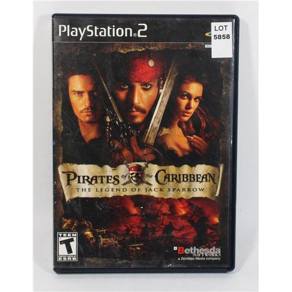PLAYSTATION 2 DISNEY PIRATES OF THE CARIBBEAN