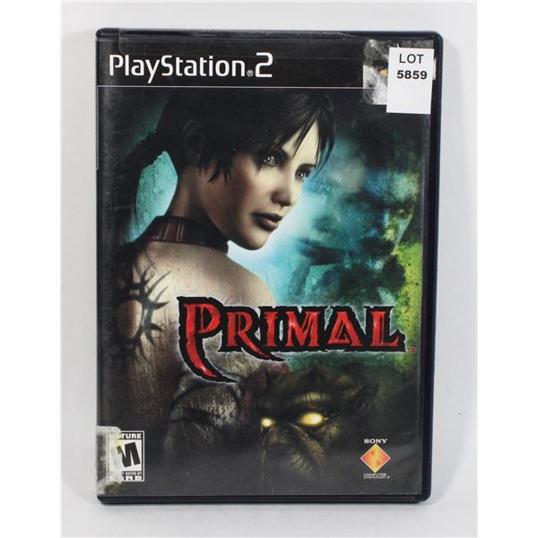 PLAYSTATION 2 PRIMAL PS2 GAME