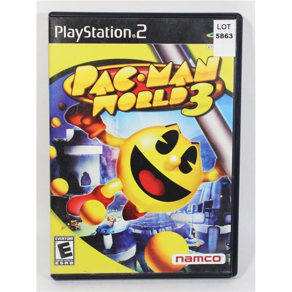 PLAYSTATION 2 PAC-MAN WORLD 3 PS2 GAME