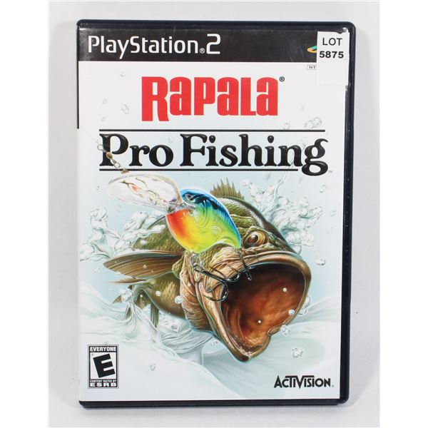 PLAYSTATION 2 RAPALA PRO FISHING PS2 GAME