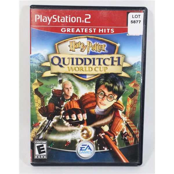 PLAYSTATION 2 HARRY POTTER QUIDDITCH WORLD CUP