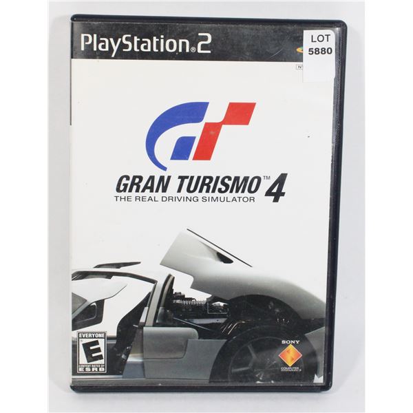 PLAYSTATION 2 GRAND TURISMO 4 THE REAL DRIVING