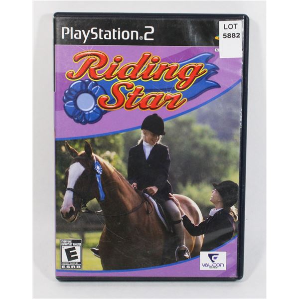 PLAYSTATION 2 RIDING STAR PS2 GAME