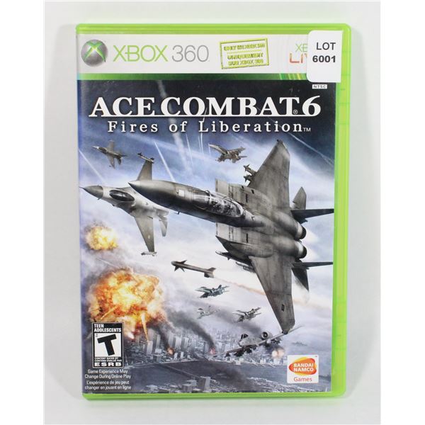 XBOX 360 ACE COMBAT 6 FIRES OF LIBERATION GAME