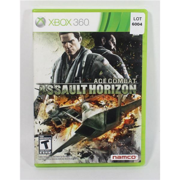 XBOX 360 ACE COMBAT ASSAULT HORIZON GAME