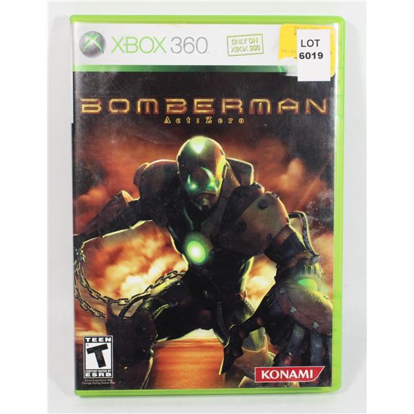 XBOX 360 BOMBERMAN ACT: ZERO GAME
