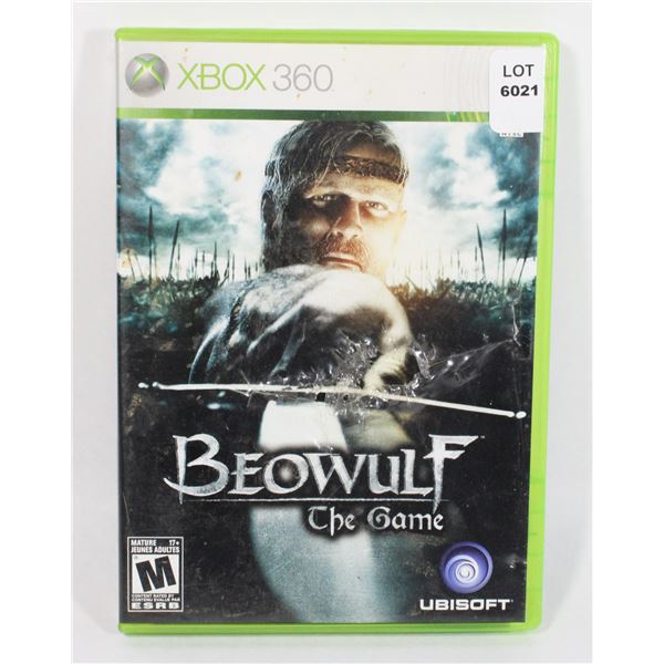 XBOX 360 BEOWOLF THE GAME