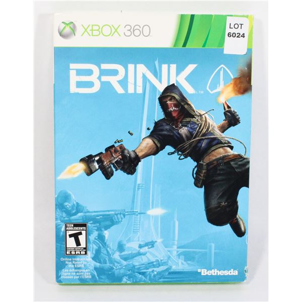 XBOX 360 BRINK GAME