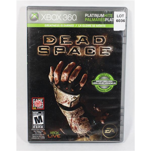 XBOX 360 DEAD SPACE GAME