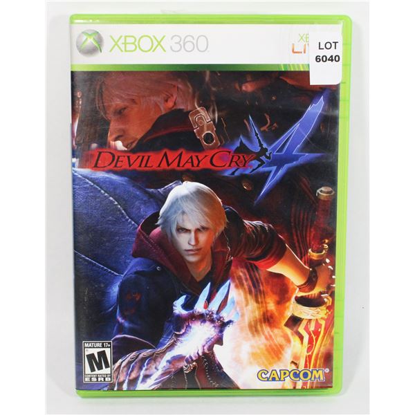 XBOX 360 DEVIL MAY CRY 4 GAME