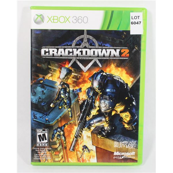 XBOX 360 CRACKDOWN 2 GAME