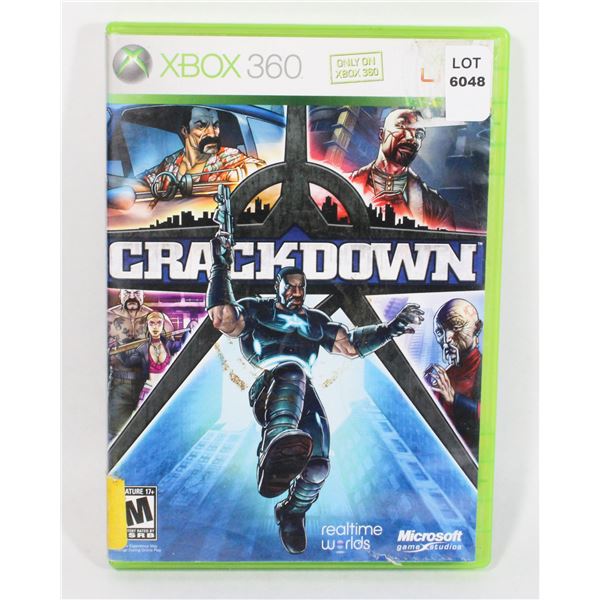 XBOX 360 CRACKDOWN GAME
