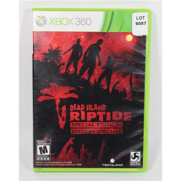 XBOX 360 DEAD ISLAND RIPTIDE SPECIAL EDITION GAME
