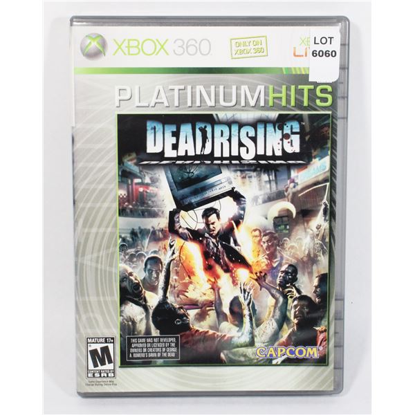 XBOX 360 DEADRISING GAME