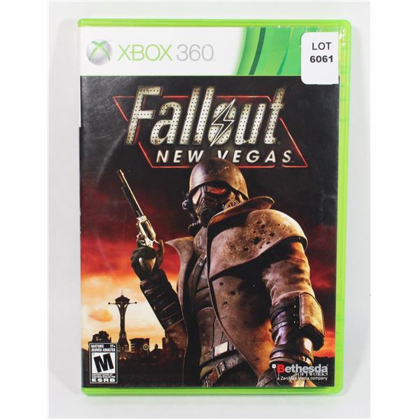 XBOX 360 FALLOUT NEW VEGAS GAME