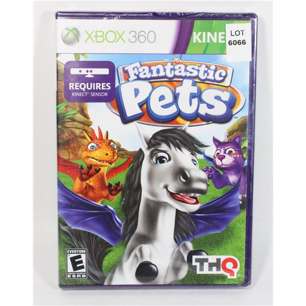XBOX 360 FANTASTIC PETS GAME. NEW, SEALED