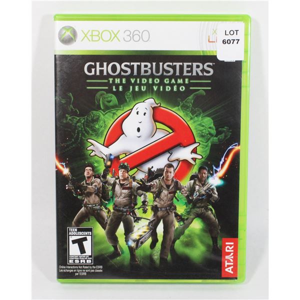 XBOX 360 GHOSTBUSTERS THE VIDEO GAME