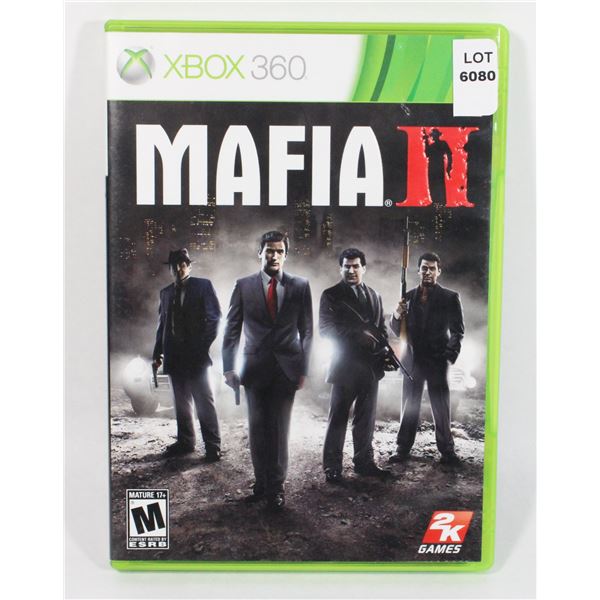 XBOX 360 MAFIA II GAME