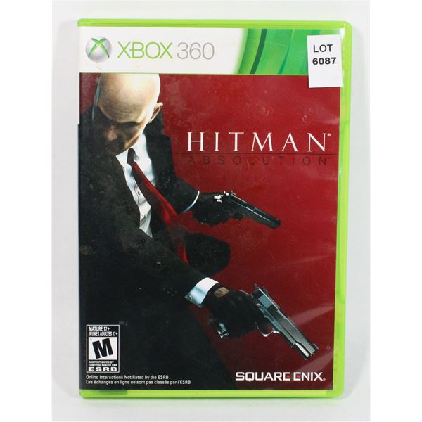 XBOX 360 HITMAN ABSOLUTION GAME