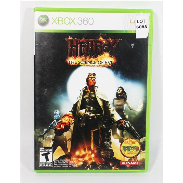 XBOX 360 HELLBOY THE SCIENCE OF EVIL GAME