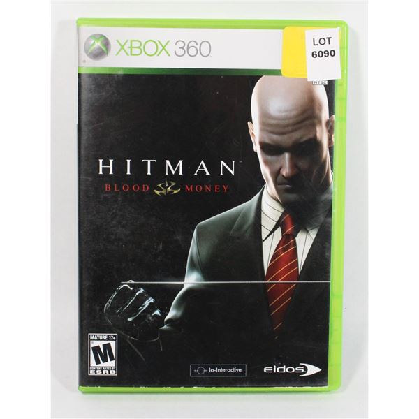 XBOX 360 HITMAN BLOOD MONEY GAME