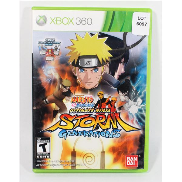 XBOX 360 NARUTO SHIPPUDEN ULTIMATE NINJA STORM