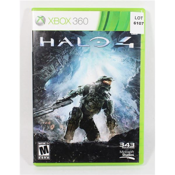 XBOX 360 HALO 4 GAME