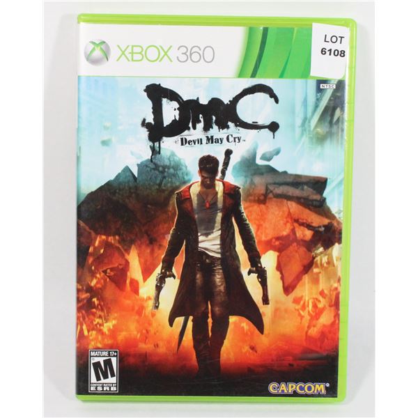 XBOX 360 DEVIL MAY CRY GAME
