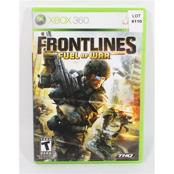 XBOX 360 FRONTLINES FUEL OF WAR GAME