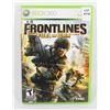 Image 1 : XBOX 360 FRONTLINES FUEL OF WAR GAME