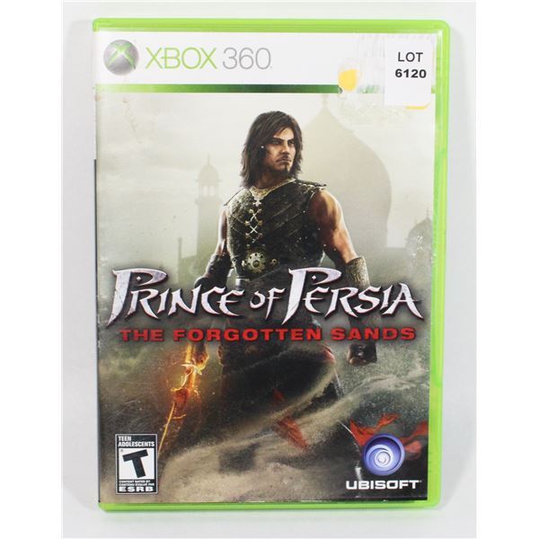 XBOX 360 PRINCE OF PERSIA THE FORGOTTEN SANDS GAME
