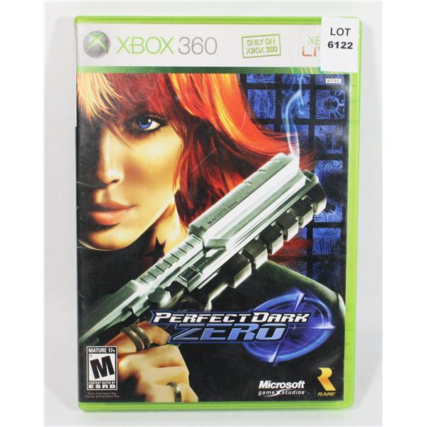 XBOX 360 PERFECT DARK ZERO GAME