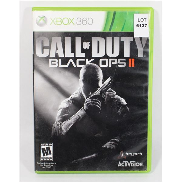 XBOX 360 CALL OF DUTY BLACK OPS II GAME