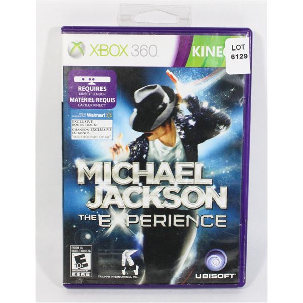 XBOX 360 MICHAEL JACKSON THE EXPERIENCE GAME