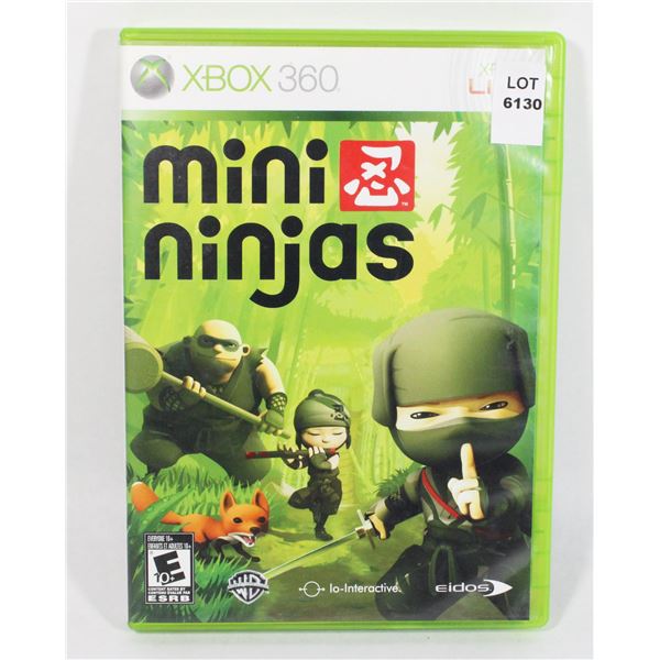 XBOX 360 MINI NINJAS GAME