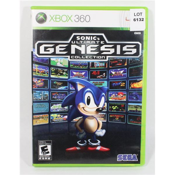 XBOX 360 SONIC'S ULTIMATE GENESIS COLLECTION