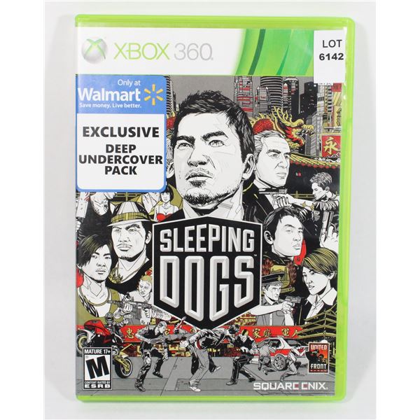 XBOX 360 SLEEPING DOGS GAME