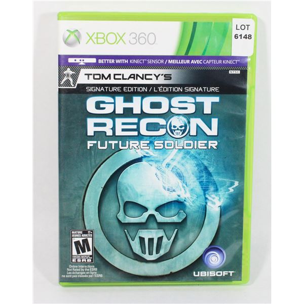 XBOX 360 TOM CLANCY'S GHOST RECON FUTURE SOLDIER