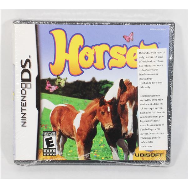 NINTENDO DS *NEW, SEALED. HORSEZ GAME