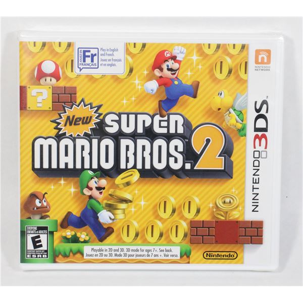NINTENDO 3DS *NEW, SEALED. NEW SUPER MARIO BROS.2