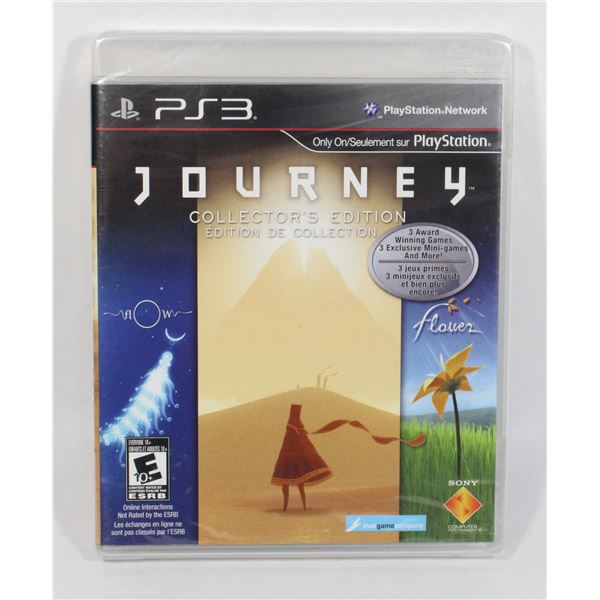 PLAYSTATION 3 *NEW, SEALED. JOURNEY COLLECTORS