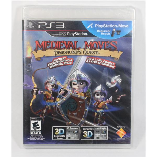 PLAYSTATION 3 *NEW, SEALED. MEDIEVAL MOVES DEAMUND