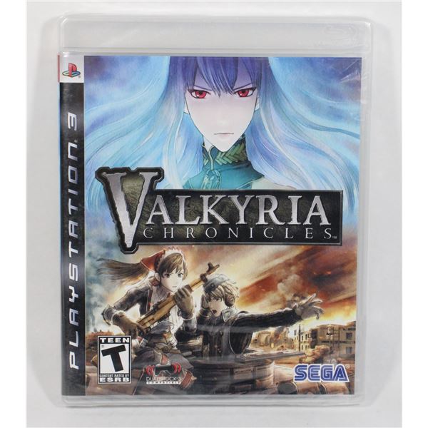 PLAYSTATION 3 *NEW, SEALED. VALKYRIA CHRONICLES
