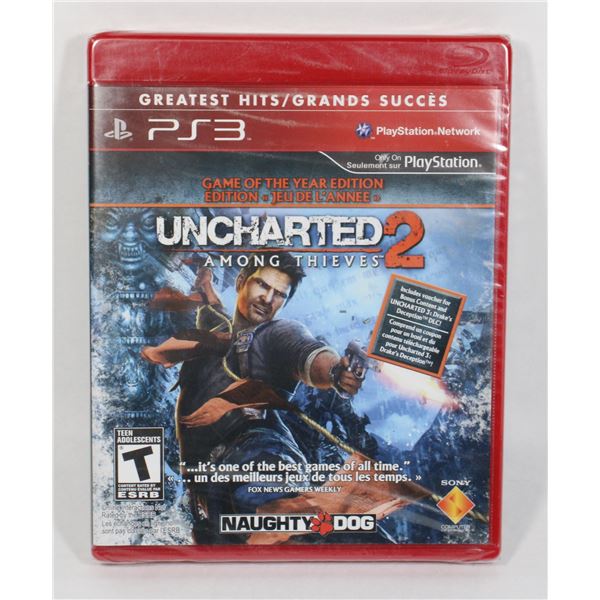 PLAYSTATION 3 *NEW, SEALED. UNCHARGED 2 GAME OF