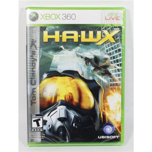 XBOX 360 *NEW, SEALED. TOM CLANCY'S HAWX GAME