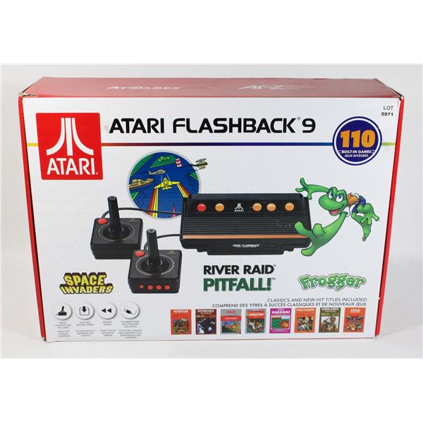 ATARI FLASHBACK 9 CONSOLE (110 BUILT IN GAMES)