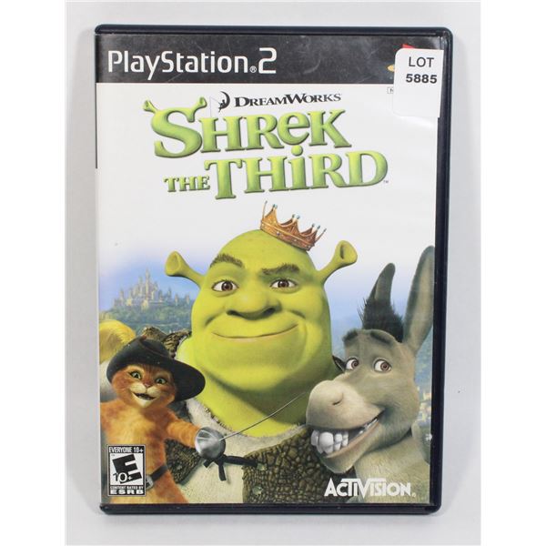 PLAYSTATION 2 DREAMWORKS SHREK THE THIRD GAME