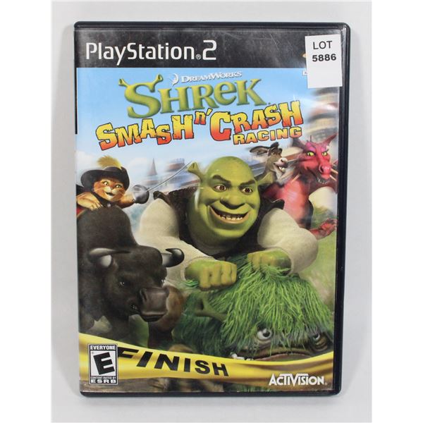 PLAYSTATION 2 SHEREK SMASH N' CRASH RACING GAME