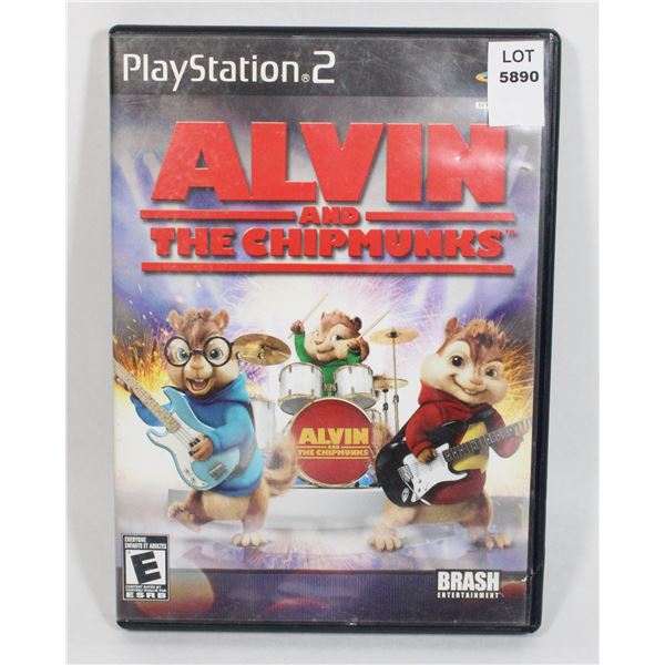 PLAYSTATION 2 ALVIN AND THE CHIPMUNKS GAME
